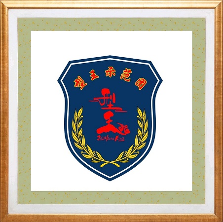 型王示范团徽章